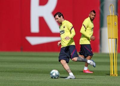 عکس ، تمرینات گروهی بازیکنان رئال مادرید و بارسلونا آغاز شد