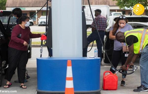 (تصاویر) کمبود بنزین در آمریکا پس از حمله سایبری