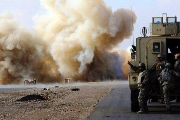 انفجار بمب کنارجاده ای در جهت دو کاروان لجستیکی آمریکا در عراق