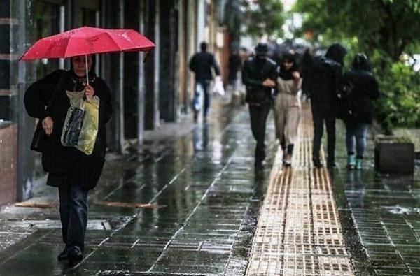 احتمال رگبار باران و وزش باد شدید در بعضی استان ها